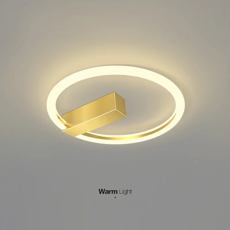 DecorBites™ LED Wall Lamp - Modern Black Gold Sconce for Living Room Bedroom