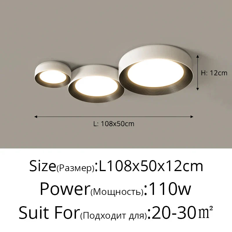 DecorBites™ Circular Chandeliers Lights for Home Decor - Indoor Lighting for Living Dining Bedroom