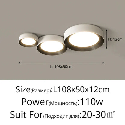 DecorBites™ Circular Chandeliers Lights for Home Decor - Indoor Lighting for Living Dining Bedroom