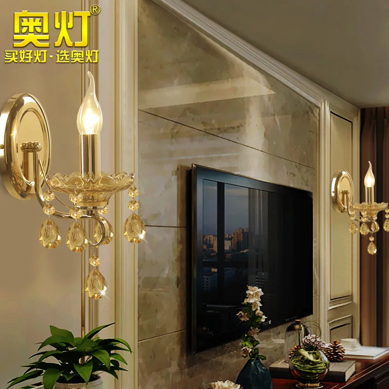 DecorBites™ Crystal Chandeliers: Europe Luxury Indoor Lighting Fixture for Home Decor