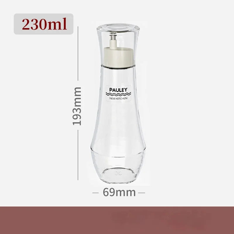 DecorBites™ Glass Seasoning Bottle Set for Cooking: Oil, Vinegar, Soy Sauce, Barbecue Spray