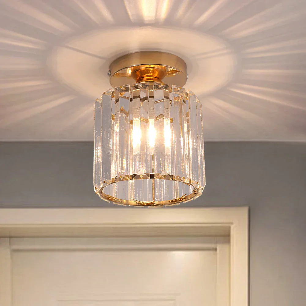 DecorBites™ Crystal Chandelier Ceiling Light for Modern Living Room Decor