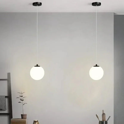 Lámpara colgante LED con bola de cristal DecorBites™ para comedor y dormitorio