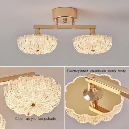 DecorBites™ Gold LED Ceiling Light for Home Bedroom Living Room Kitchen Lighting Fixtures