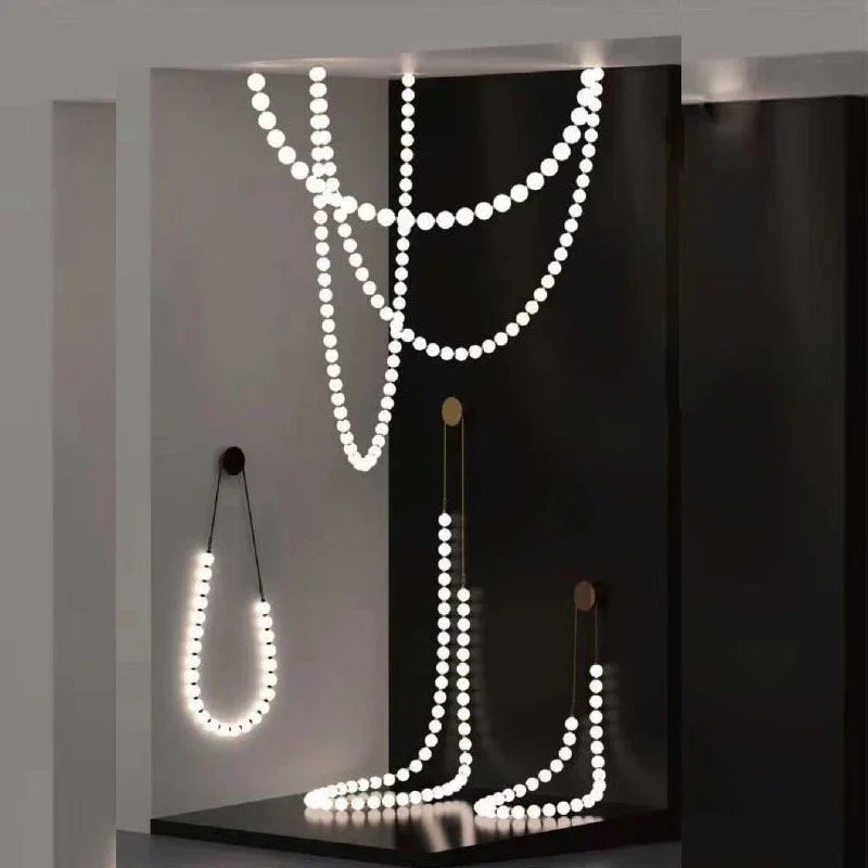 Lámpara de pared LED DecorBites™ con forma de collar para mesilla de noche y sala de estar