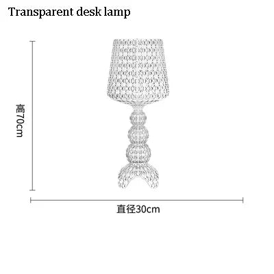 DecorBites™ Acrylic Kabuki Table Lamp LED Floor Light for Living Room Bedroom