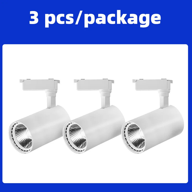 DecorBites™ COB Chandelier Track Ceiling LED Spotlights for Living Room, Store Rail Lighting