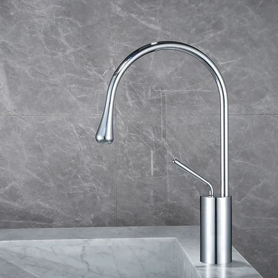 صنبور حوض حمام من نحاس عتيق من DecorBites™، خلاط حوض أسود ساخن وبارد، رافعة مياه للمطبخ