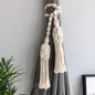 Decobites Macrame Curtain Tie Backs with Tassels - Boho Wall Decor & Window Accents