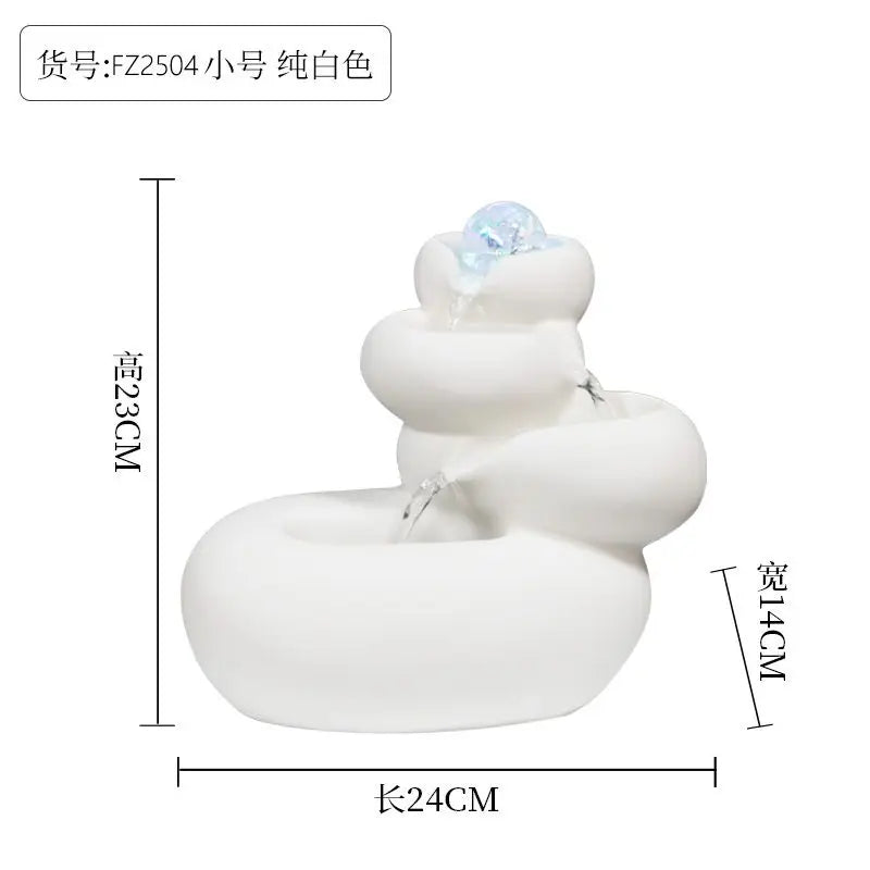 DecorBites™ Circulating Water Fountain for Living Room and Entrance Hall Decoration