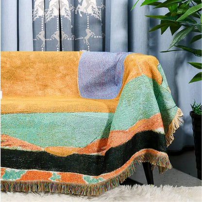 DecorBites™ Decorative Jacquard Tapestry Blanket
