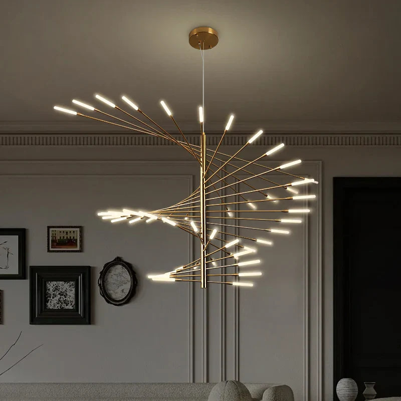 DecorBites™ LED Fireworks Ceiling Pendant Light - Modern Luxury Dimmable Room Decoration