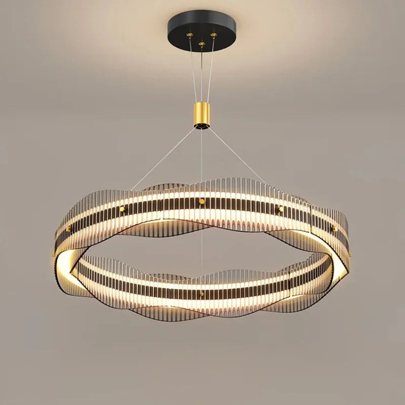 DecorBites™ LED Pendant Light: Modern Minimalist Chandelier for Living, Dining, Kitchen, Bedroom, Office