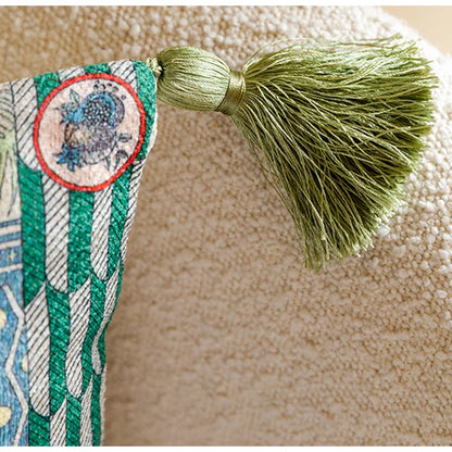 DecorBites™ Elephant Jungle Paradise Throw Pillow Cover