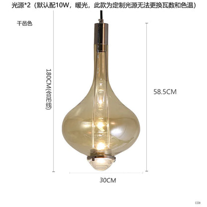 DecorBites™ LED Glass Pendant Chandelier Ceiling Lamp - Italy Design