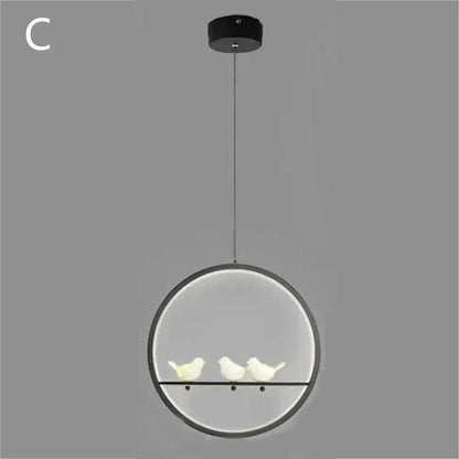 DecorBites™ Bird Chandelier Nordic LED Pendant Light for Vintage Modern Home Decor
