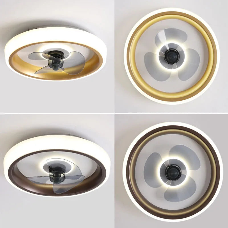 DecorBites™ 50CM Ceiling Fan Light with Invisible Blades, Silent Operation for Bedroom, Living Room