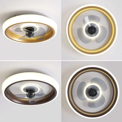 DecorBites™ 50CM Ceiling Fan Light with Invisible Blades, Silent Operation for Bedroom, Living Room