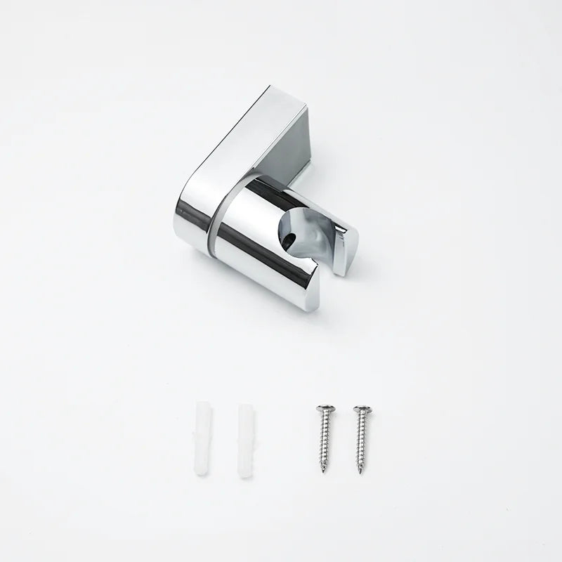 DecorBites™ Gold ABS Shower Head Holder Stand Rotatable Bracket Bathroom Accessories