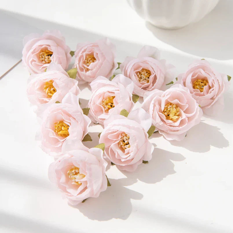 DecorBites™ Artificial Flowers Wedding Christmas Decoration Home Scrapbooking Bridal Accessories