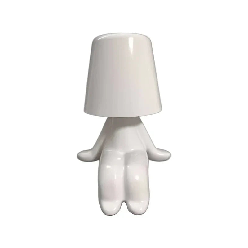 DecorBites™ Little Golden Man Table Lamp - Art Decor Night Light for Living Room and Children's Room