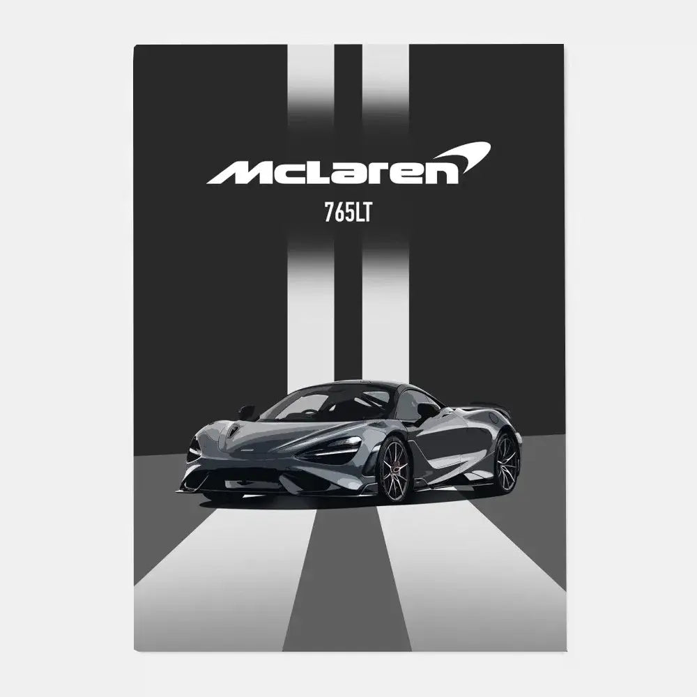 DecorBites™ Mclaren P1 GTR Luxury Poster for Home Decor