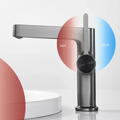 DecorBites™ Basin Faucet: Gold, Black, Chrome Bathroom Tap for Washbasin with Hot Cold Water