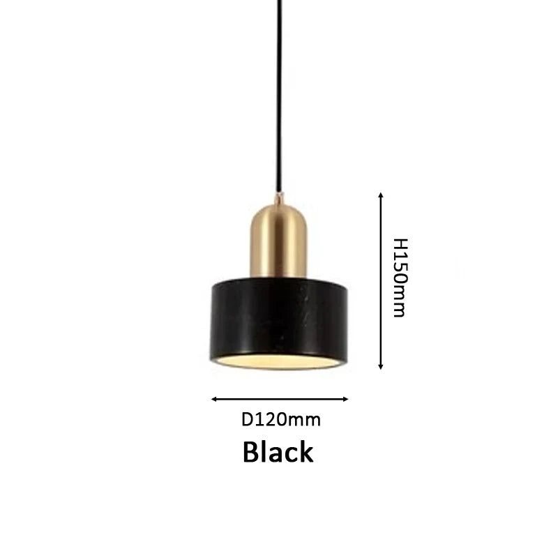 Lámpara colgante DecorBites™ de mármol verde: Lámpara colgante de lujo para comedor, mesilla de noche, hotel.