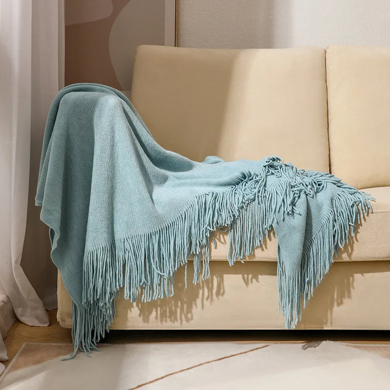 Nordic Wool Sofa Blanket