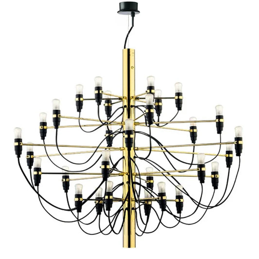 DecorBites™ 2097 Gold Silver Chandelier 50 Heads Pendant Lights for Living Room decor