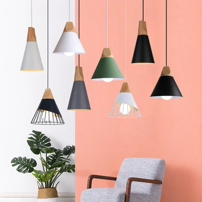 DecorBites™ Industrial Pendant Lamp Modern Vintage Retro Loft Hanging Light Bar Nordic Design