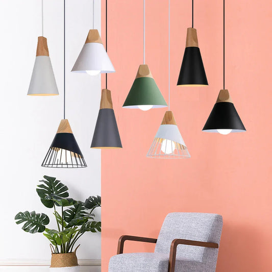 DecorBites™ Industrial Pendant Lamp Modern Vintage Retro Loft Hanging Light Bar Nordic Design