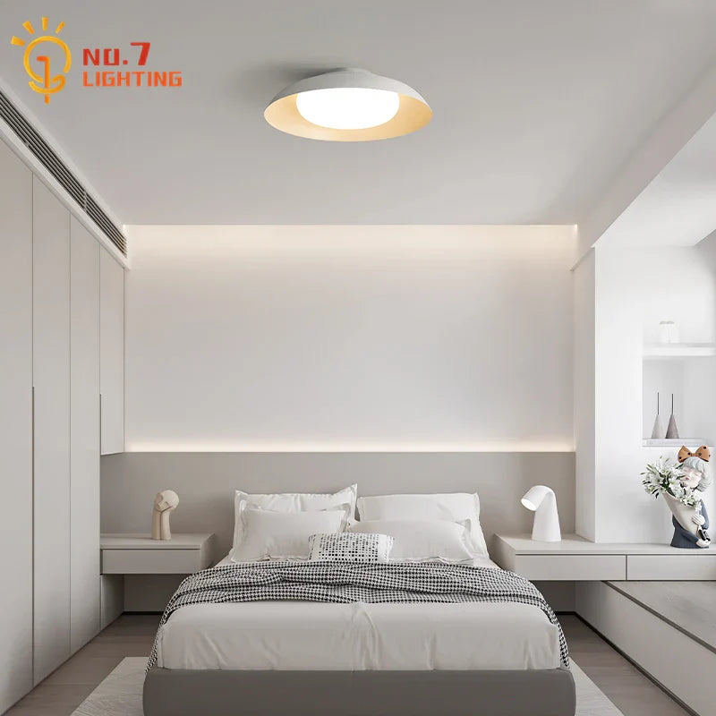 DecorBites™ Cream Wind Ceiling Light Indoor LED Minimalist Modern Lamp for Home Decor