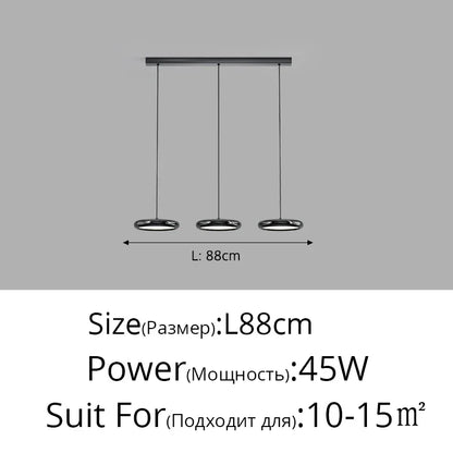 DecorBites™ LED Iron Pendant Chandelier for Home Decor and Lighting