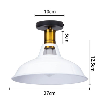 DecorBites™ Industrial Flush Mount Light for Home Decor in Bedroom, Kitchen, Living Room