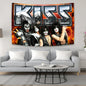 Decobites KISS Band Canvas Tapestry Wall Art Decor for Living Room & Bedroom