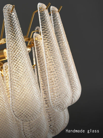 DecorBites™ Elegant Glass Chandelier Lighting for Home Dining Room Decor