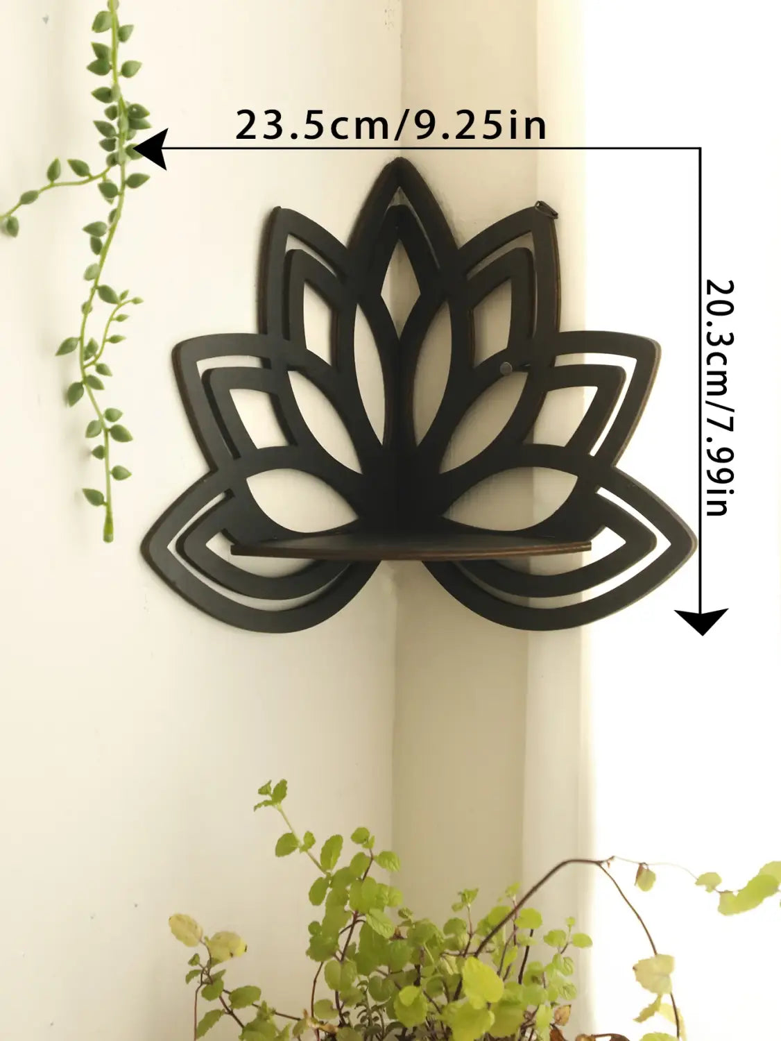 DecorBites™ Lotus Floating Wall Shelf - Multi-Style Home Decor