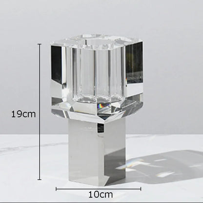 Jarrón de cristal transparente DecorBites™ para plantas en maceta y arreglos florales