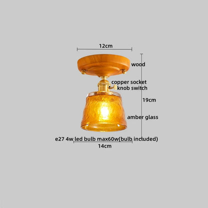 DecorBites™ LED Ceiling Light Modern Style Indoor Lighting Aluminum Glass Nordic Lamp