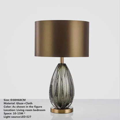 DecorBites™ Glaze Table Lamp: Modern Art LED Desk Light for Home and Hotel