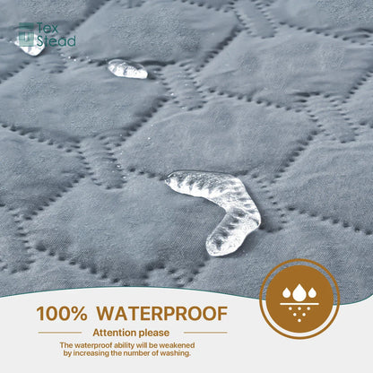 Decobites Orthopedic Large Dog Bed with Washable Cover, Foam Pet Mat, Quilted Dog Crate Bed