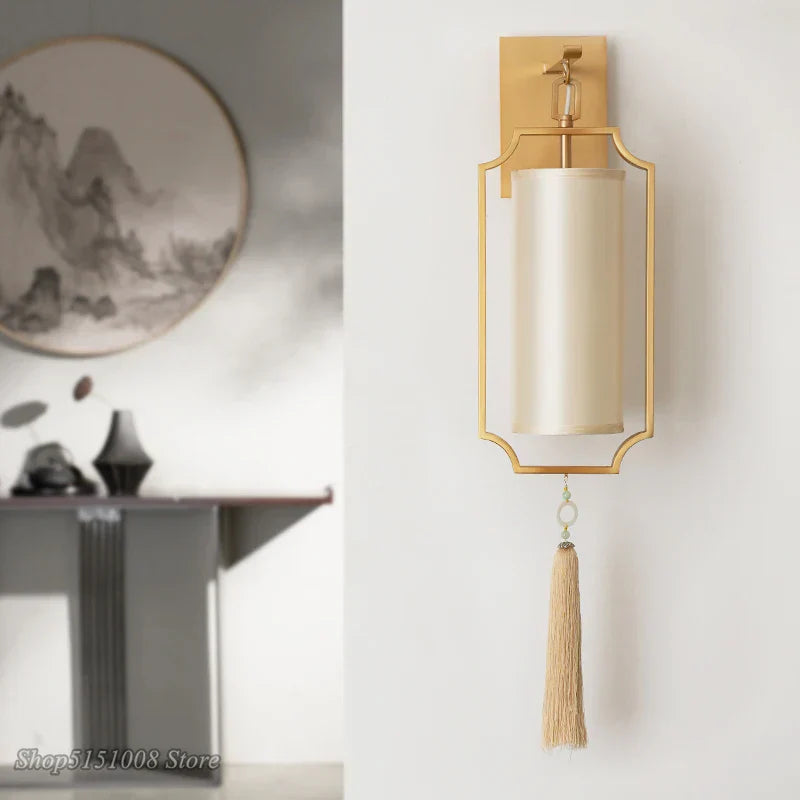 ديكوربايتس™ مصابيح جدارية نحاسية | مصابيح حائط عصرية بسيطة للمنزل والفندق وغرفة المعيشة