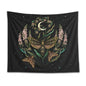 Decobites Death's Head Tapestry Wall Hanging Moon Flower Trippy Carpet Dorm Room Decor