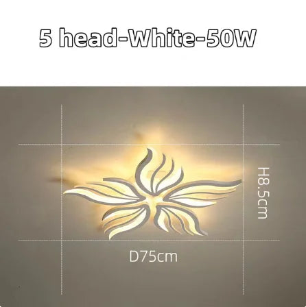 DecorBites™ LED Panel Ceiling Light Dimmable Fixture for Modern Bedroom, Living Room, Kitchen