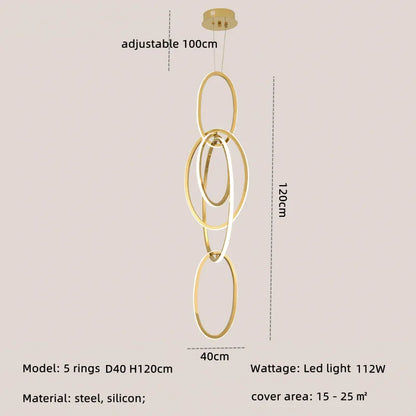 Aplique de pared LED dorado DecorBites™ con iluminación regulable, luminarias modernas de acero pulido