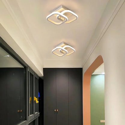 DecorBites™ Acrylic LED Ceiling Lamp: Modern Home Decor Lighting for Bedroom, Corridor, Balcony