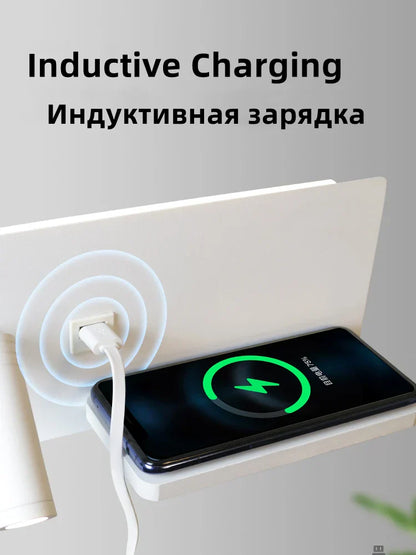 Lámpara de pared LED DecorBites™ con carga USB para teléfono: decoración moderna y multiusos para el hogar.