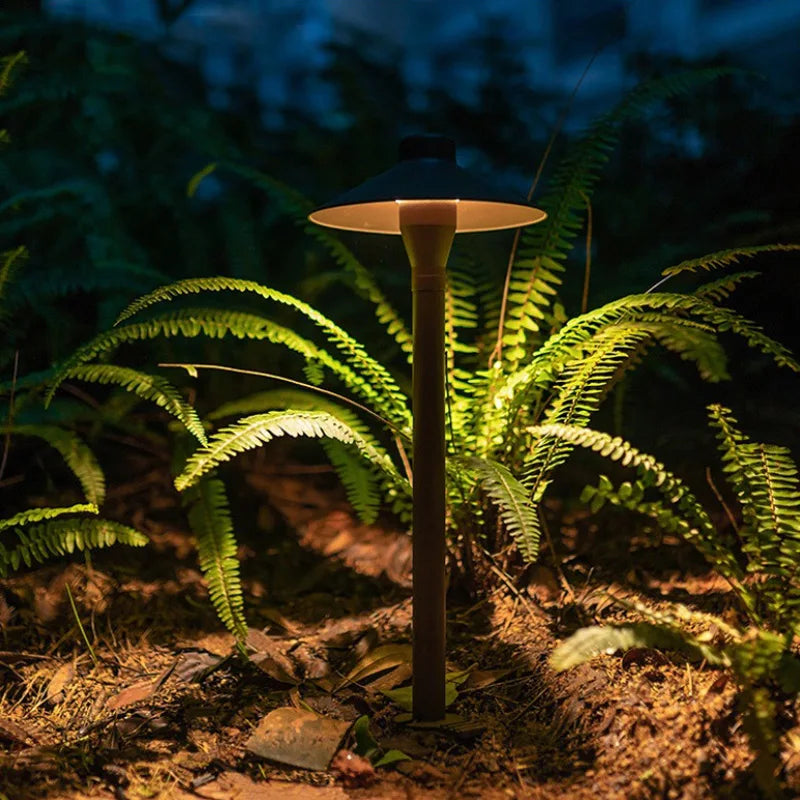 Decorbites™ Luz LED para Césped: Foco de Aluminio Impermeable para Exteriores en Patio, Jardín, Parque, Sendero