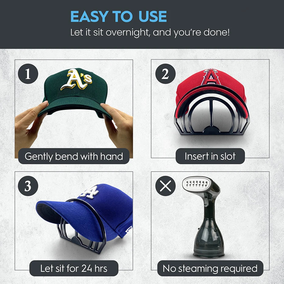 DecorBites™ Hat Brim Bender for Perfect Curves - 2 Options, No Steaming Needed